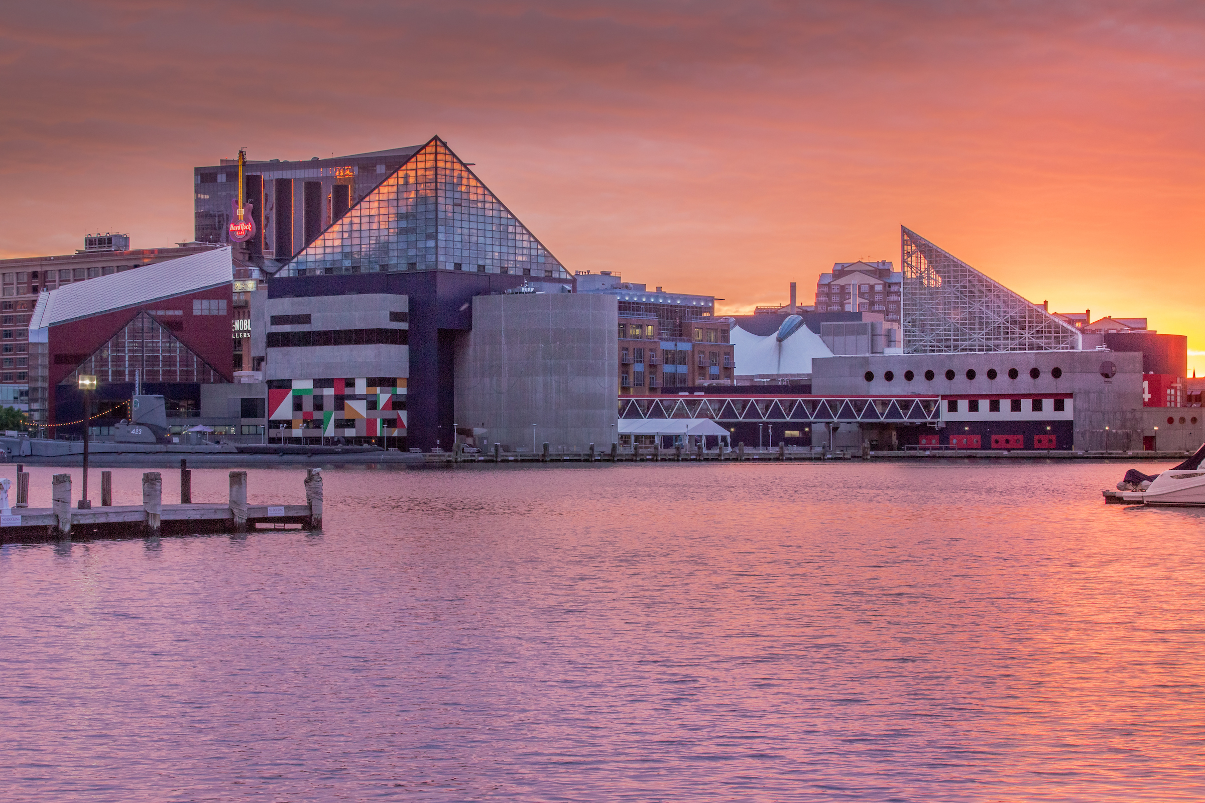 The National Aquarium sits on the edge of Baltimore's Inner Harbor. Photo courtesy the aquarium