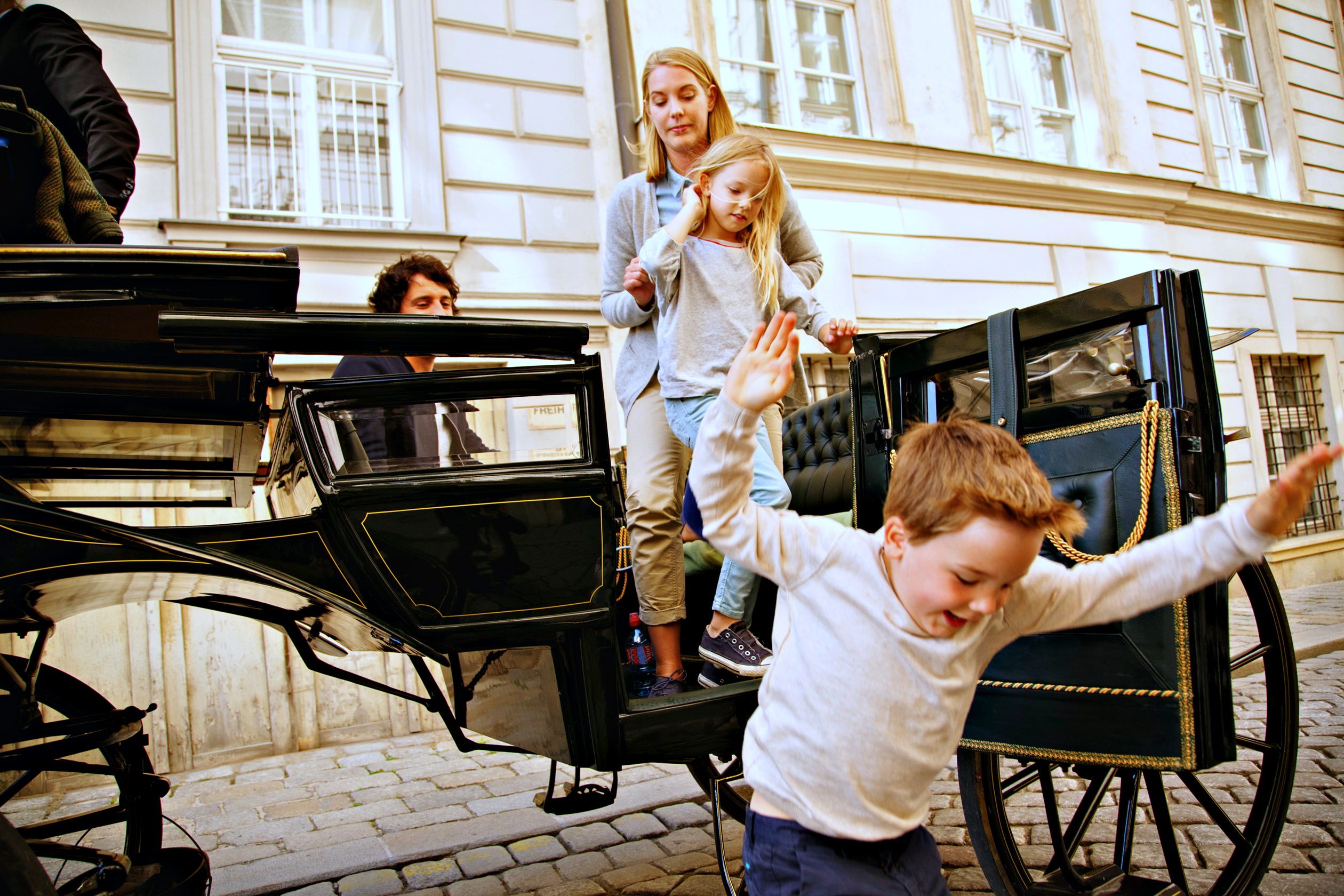 Fiaker ride in the city center