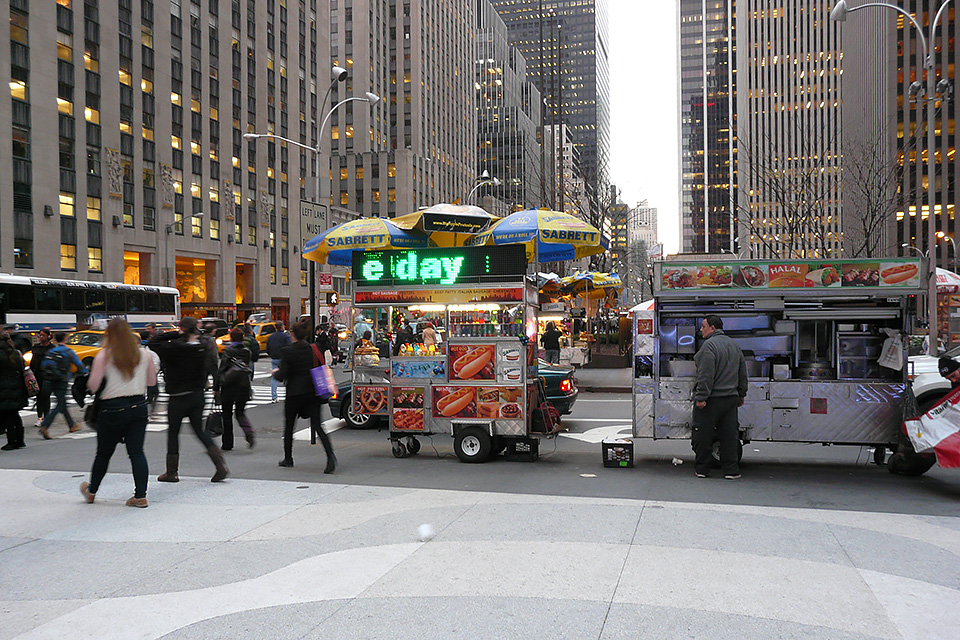 Food trucks provide family-friendly eats near Rockefeller Center