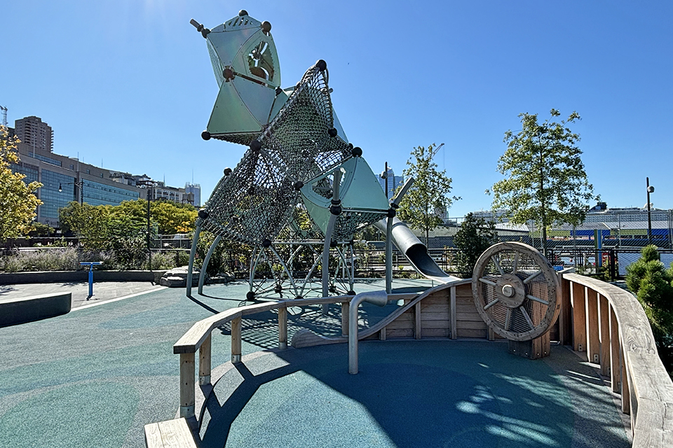 Pier 97 in Hudson River Park:  New Playgrounds in NYC