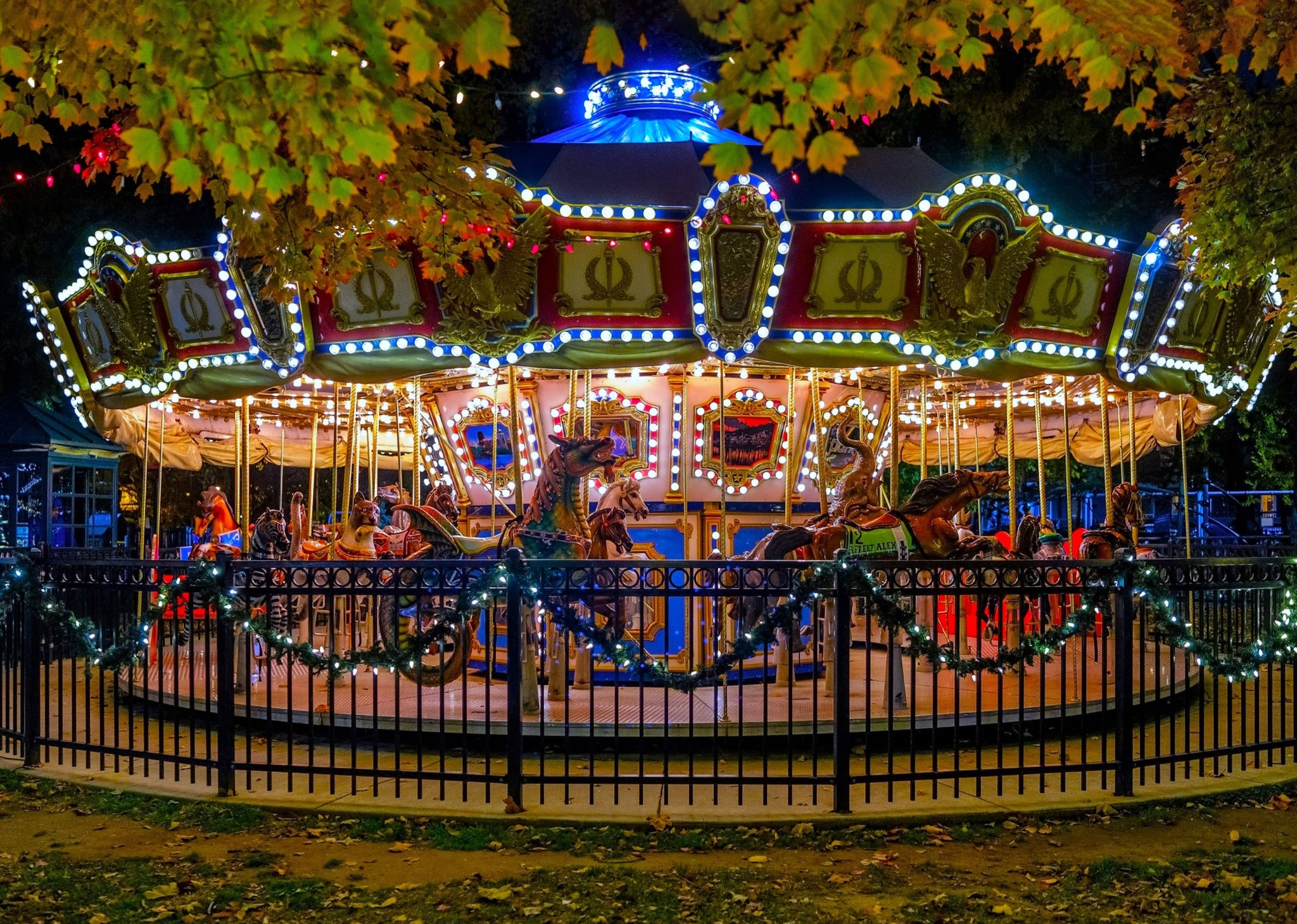 Franklin Square Carousel Visiting Historic Philadelphia with Kids